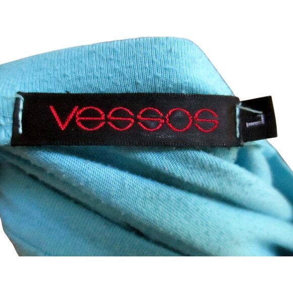 Ivory Ella Blue Long Sleeve Shirt Vessos Cotton Elephant Print Womens Size L - Picture 5 of 5